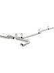 MagnaFlow Cat Back, SS, 2.5in, Street, Single Straight Pass. Polished 4i