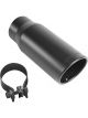 MagnaFlow Tip Stainless Black Coated Single Wall Round Single Outlet 5in
