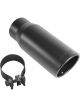 MagnaFlow Tip Stainless Black Coated Single Wall Round Single Outlet 5in