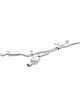 MagnaFlow Cat-Back Stainless Dual Split Rear Exit 4in Polished Tips For