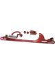 Aeroflow Billet Throttle Cable Bracket 4150 Style Red
