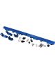 Aeroflow Billet EFI Fuel Rails Blue For Ford BA-BF 4.0L DOHC 6 Cyl .