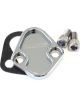Aeroflow Billet Fuel Pump Block-Off Plate For BB Chevy, Ford 289-351W AF64-2027C