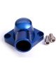 Aeroflow Thermostat Housing Blue For SB, BB Chevy, Swivel