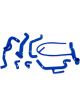 Mishimoto For 95-98 Volkswagen Golf VR6 Blue Silicone Hose Kit