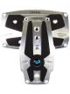 NRG Brushed Aluminum Sport Pedal A/T Silver w/Black Rubber Inserts