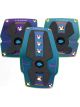 NRG Aluminum Sport Pedal M/T Neochrome w/Black Rubber Inserts