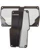NRG Brushed Aluminum Sport Pedal A/T Black w/Silver Carbon