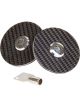 NRG Hood Lock w/Key Black Carbon Fiber Overlay