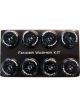 NRG Fender Washer Kit w/Color Matched M8 Bolt Rivets For Plastic Blac…