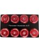 NRG Fender Washer Kit w/Color Matched M8 Bolt Rivets For Plastic Red…
