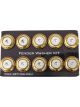 NRG Fender Washer Kit w/Rivets For Plastic Titanium Set of 10