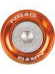 NRG Fender Washer Kit w/Rivets For Metal Orange Set of 10