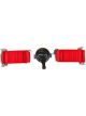 NRG 4PT 2in. Seat Belt Harness / Cam Lock Red