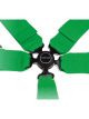 NRG 6PT 3in. Seat Belt Harness / Cam Lock Green