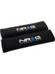 NRG Seat Belt Pads 2.7in. W x 11in. L Black Short 2pc