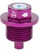 NRG Magnetic Oil Drain Plug M20X1.5 For Subaru Purple