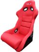 NRG FRP Bucket Seat Red Cloth Large