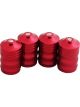 NRG Aluminum Sport Style Valve Stem Cap Red