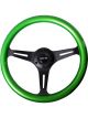 NRG Classic Wood Grain Steering Wheel 350mm Green Pearl/Flake Pain…