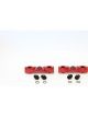 Aeroflow Billet EFI Fuel Rails Red For Subaru EJ25