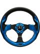 NRG Reinforced Steering Wheel 320mm Blk w/Blue Trim