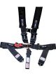 NRG SFI 16.1 5PT 3in Seat Belt Harness / Latch Link Black