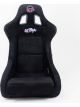 NRG FRP Bucket Seat ULTRA Edition Large Black Alcantara/Gold G…