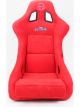 NRG FRP Bucket Seat ULTRA Edition Large Red Alcantara/Gold Gli…