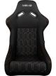 NRG FRP Bucket Seat Black w/ Multi Color Geometric Pattern Lar…