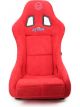 NRG FRP Bucket Seat ULTRA Edition Medium Red Alcantara/Pearliz…