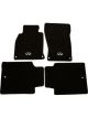 NRG Floor Mats For 13+ Infinity Q70 w/ Infiniti Emblem Logo 4 pieces