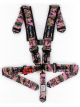 NRG SFI 16.1 5pt 3in. Seat Belt Harness/ Latch Link Pink Ca…