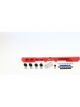Aeroflow Billet EFI Fuel Rails Red For Toyota 2JZ (14mm Injectors)
