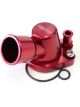 Aeroflow Thermostat Housing Red For Holden 253-308 Opt Heater Out