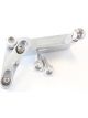 Aeroflow Adjustable Timing Pointer Silver For Big Block Chevy