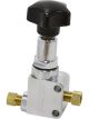 Aeroflow Brake Proportioning Valve Polished With 1/8 Inch NPT Ports