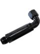 Aeroflow 90 Degree Inline Scavenge Filter -12AN Black