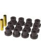 Prothane For 55 Chevy Full Rear Spring Bushings Black