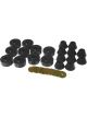 Prothane For 78-80 Chevy K10 Blazer Body Mount Kit Black