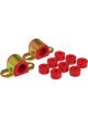 Prothane For 81-91 GM Dually Rear Sway Bar Bushings 1 1/16in Red