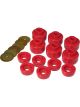 Prothane For 07-14 Chevy Silverado Body Mount 12 Bushing Kit Red