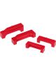 Prothane For 88-98 Chevy Truck Small Block Radiator Insolators Red