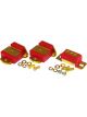 Prothane For GM Motor & Trans Mount Kit Red