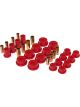 Prothane For 88 Pontiac Fiero Rear Trailing Arm Bushings Red