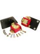 Prothane For Chevy LS1 Motor Mount Adapter Kit Type B Red