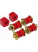 Prothane For 84-87 Honda Civic Front Sway Bar Bushings 16mm Red
