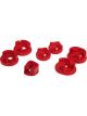 Prothane For 88-91 Honda Civic 4 Mount Kit Red