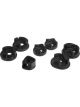 Prothane For 88-91 Honda Civic 4 Mount Kit Black