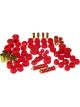 Prothane For 94-00 Acura Integra Total Kit Red